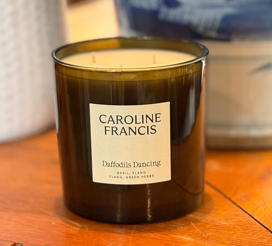 Daffodils Dancing Candle- Large