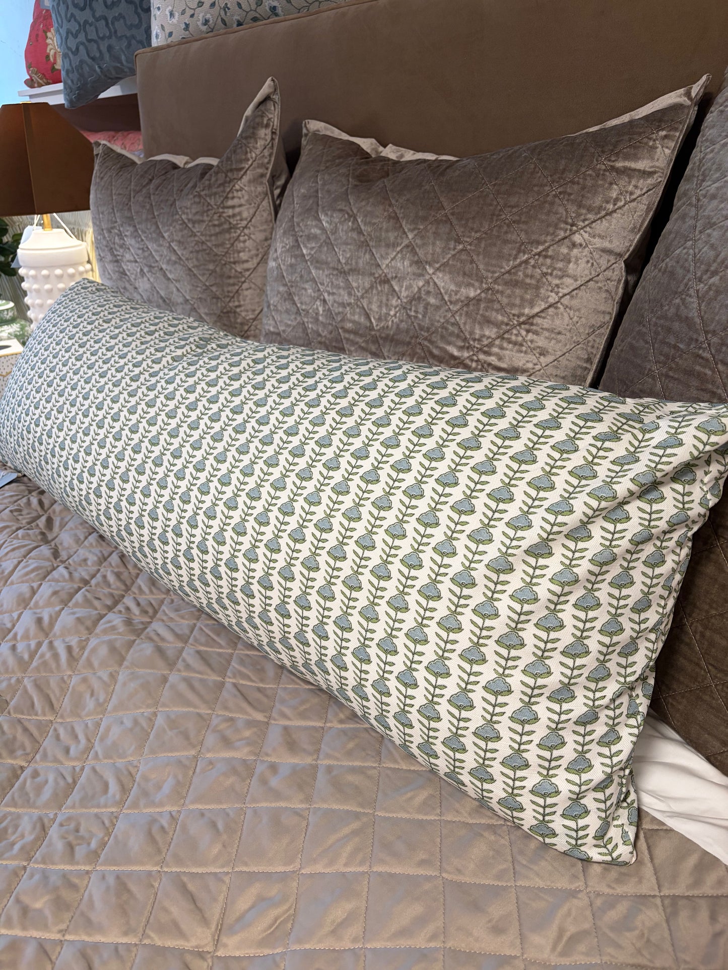Mia Moss Lumbar Pillow
