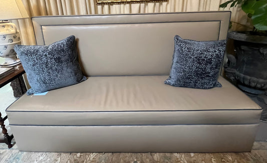 Vinyl Banquette 84”