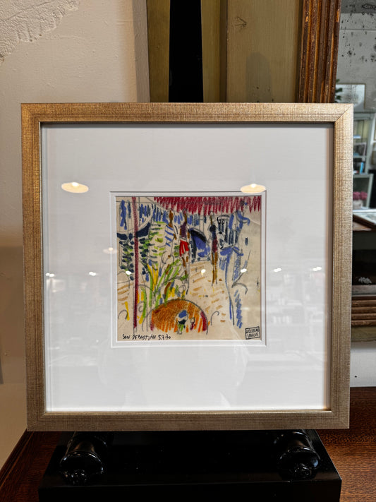 Abstract Lanuve Painting 17.5 x 17.5