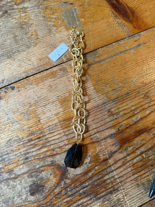 Brown Quartz Pendent Necklace