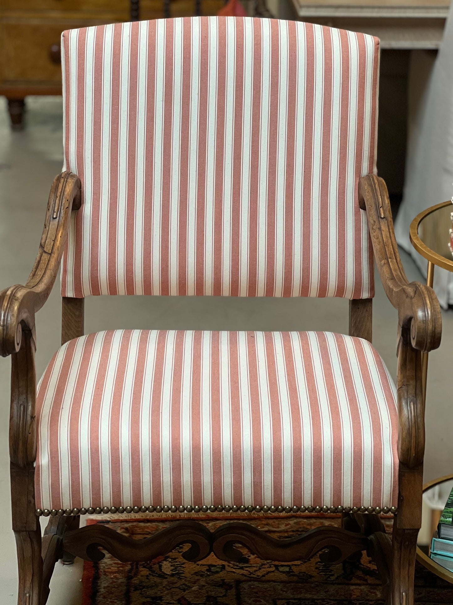 Needlepoint Striped Chairs