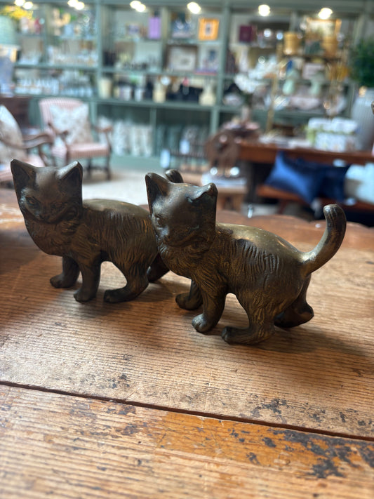 Vintage Brass Kitty