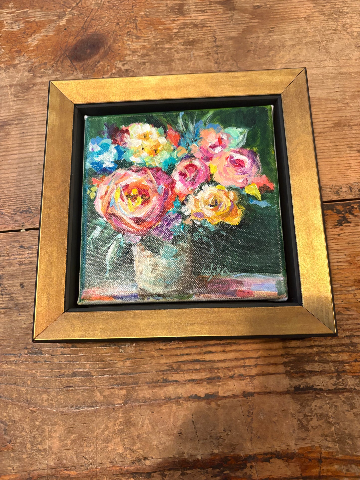6 X 6 Florals in Vase Art