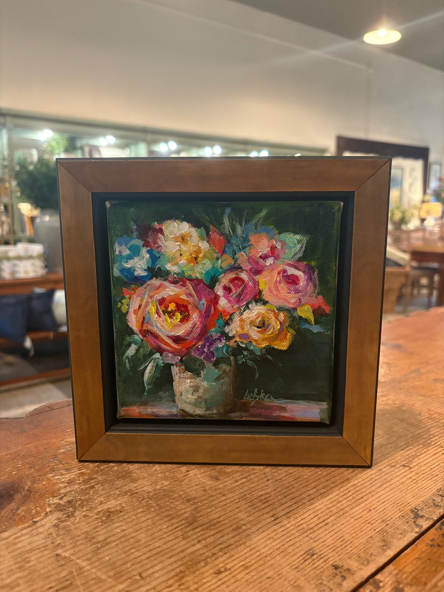 6 X 6 Florals in Vase Art