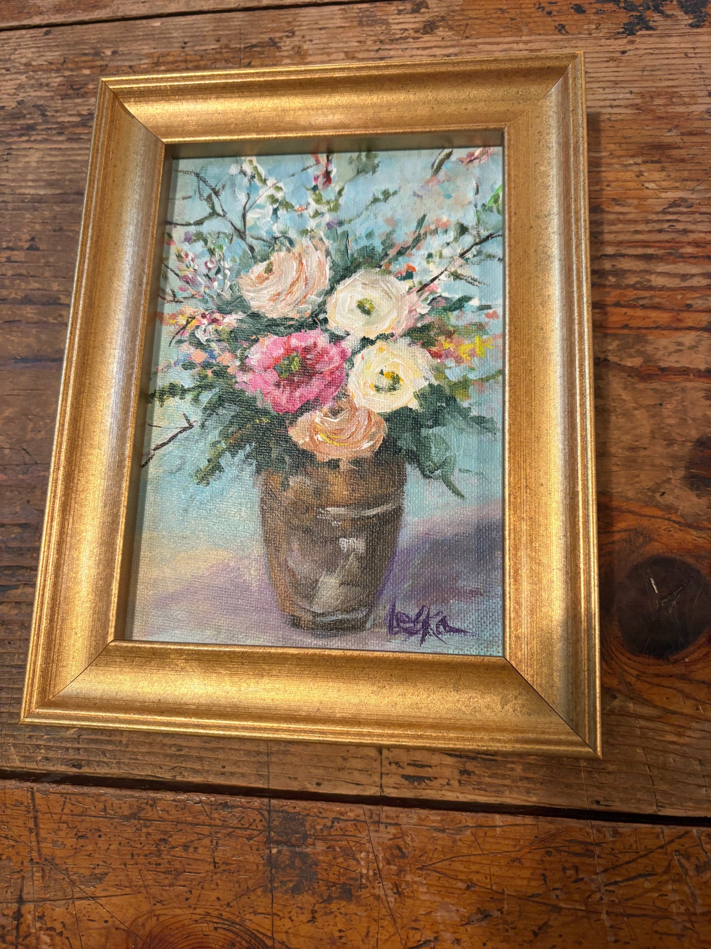 5 X 7 Floral in Vase Art