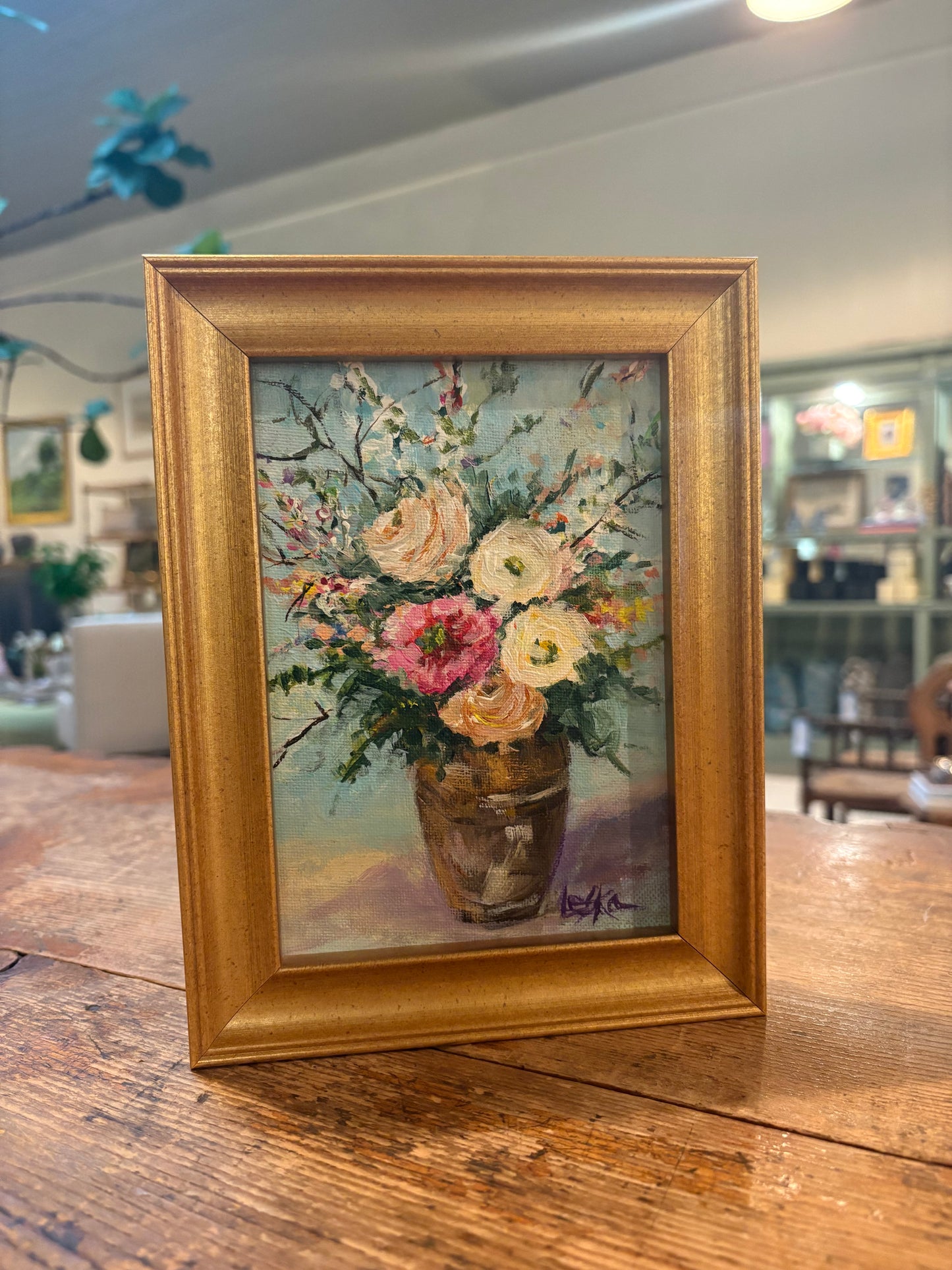 5 X 7 Floral in Vase Art