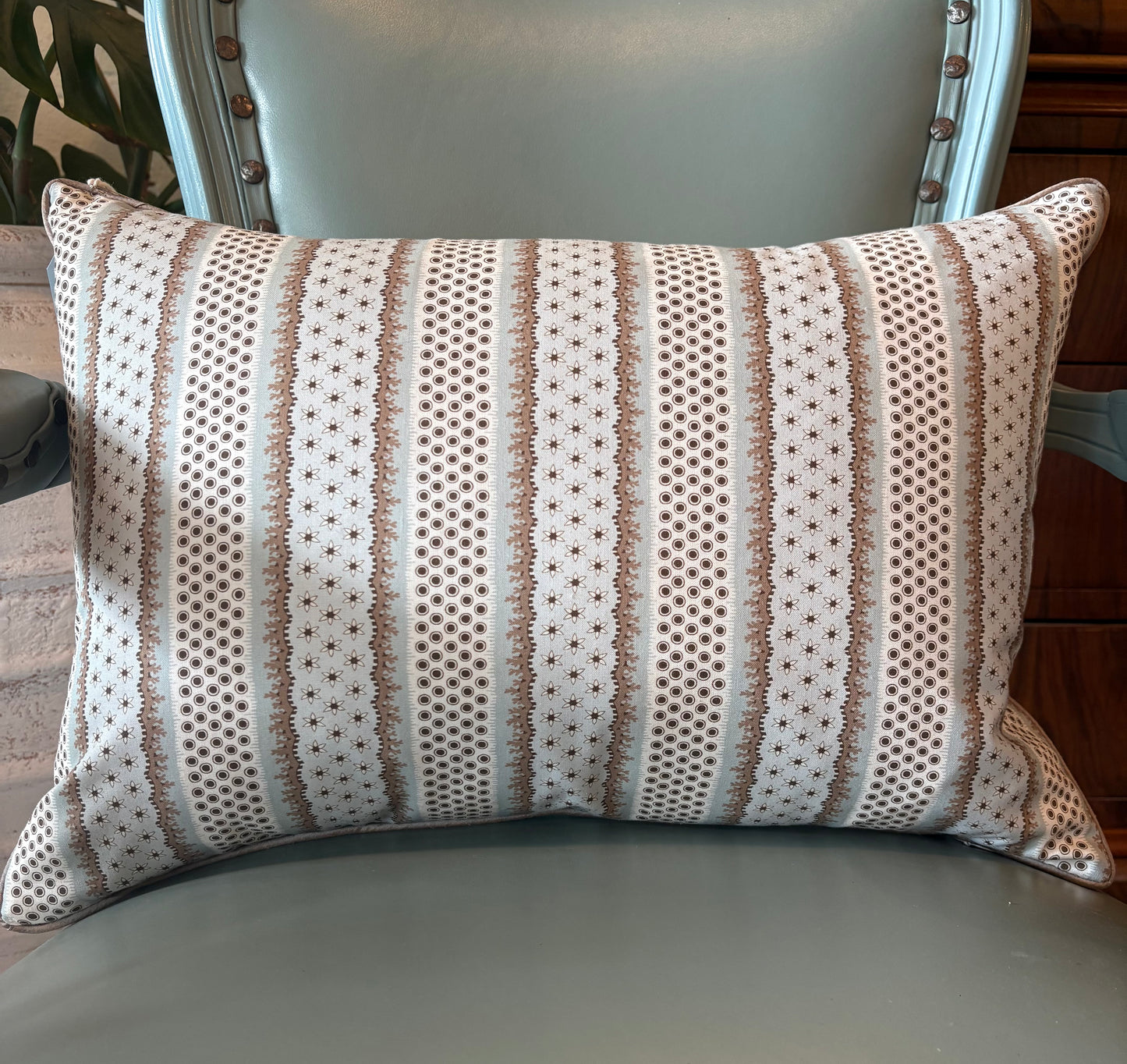 MATILDA AQUA Lumbar Pillow