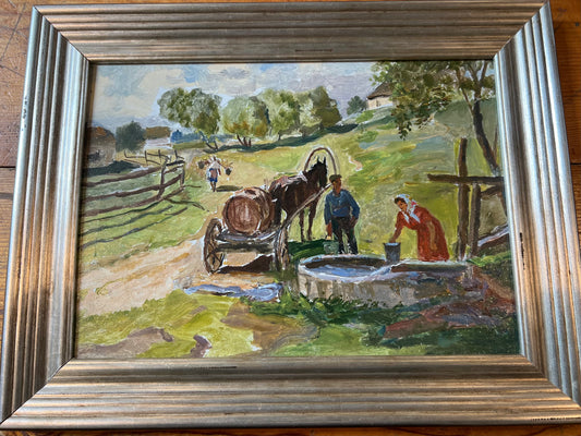 Farm Scene Painting