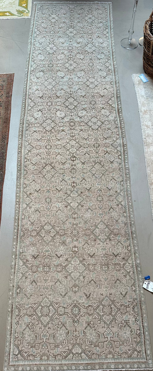 3'2" x 13'4" Vintage Persian Rug