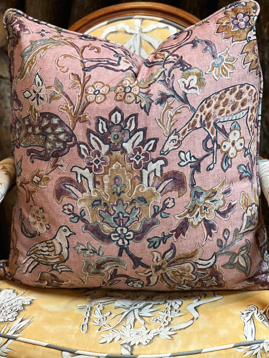 Flora & Fauna Fantasy Pillow