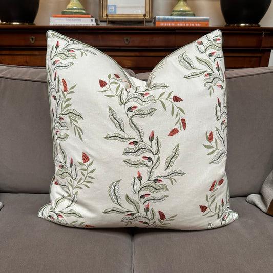 Vagary Vines Watermelon Pillow