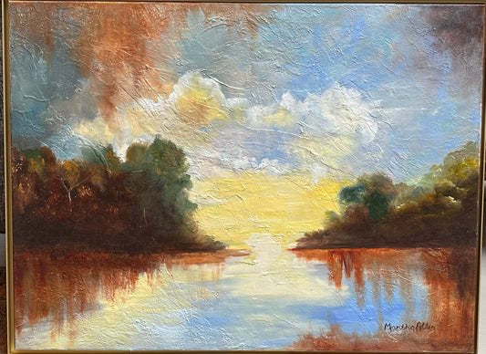 Lake Landscape Painting
