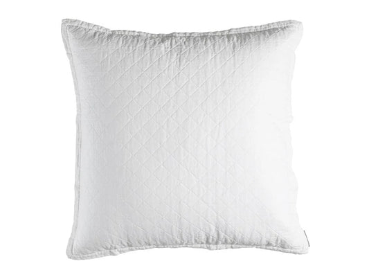 Emily European Pillow / White Linen 26X26
