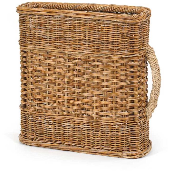 French Country Walking Cane Basket