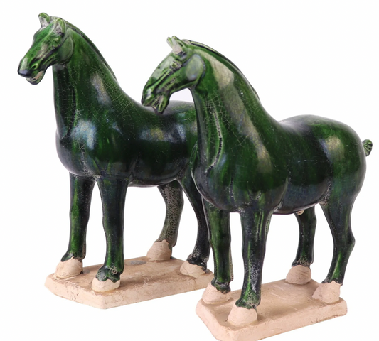 Porcelain Horse Statue