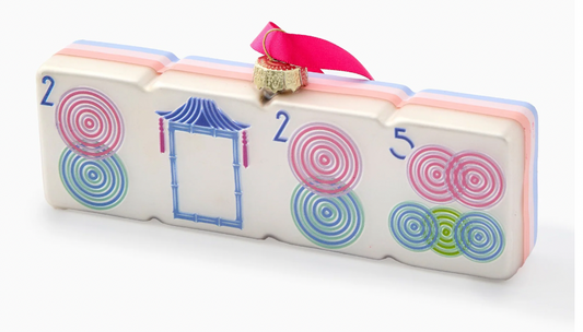 2025 Luminaire Mahjong Ornament
