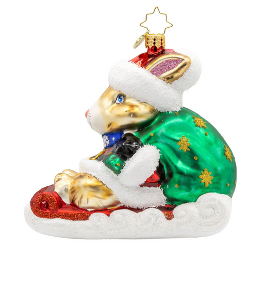 Healing Holiday Hare Ornament