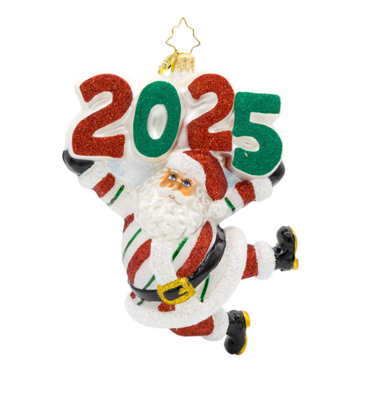 2025 Peppermint St. Nick Ornament