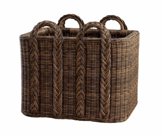 Outdoor Rectangular Coastal Basket
