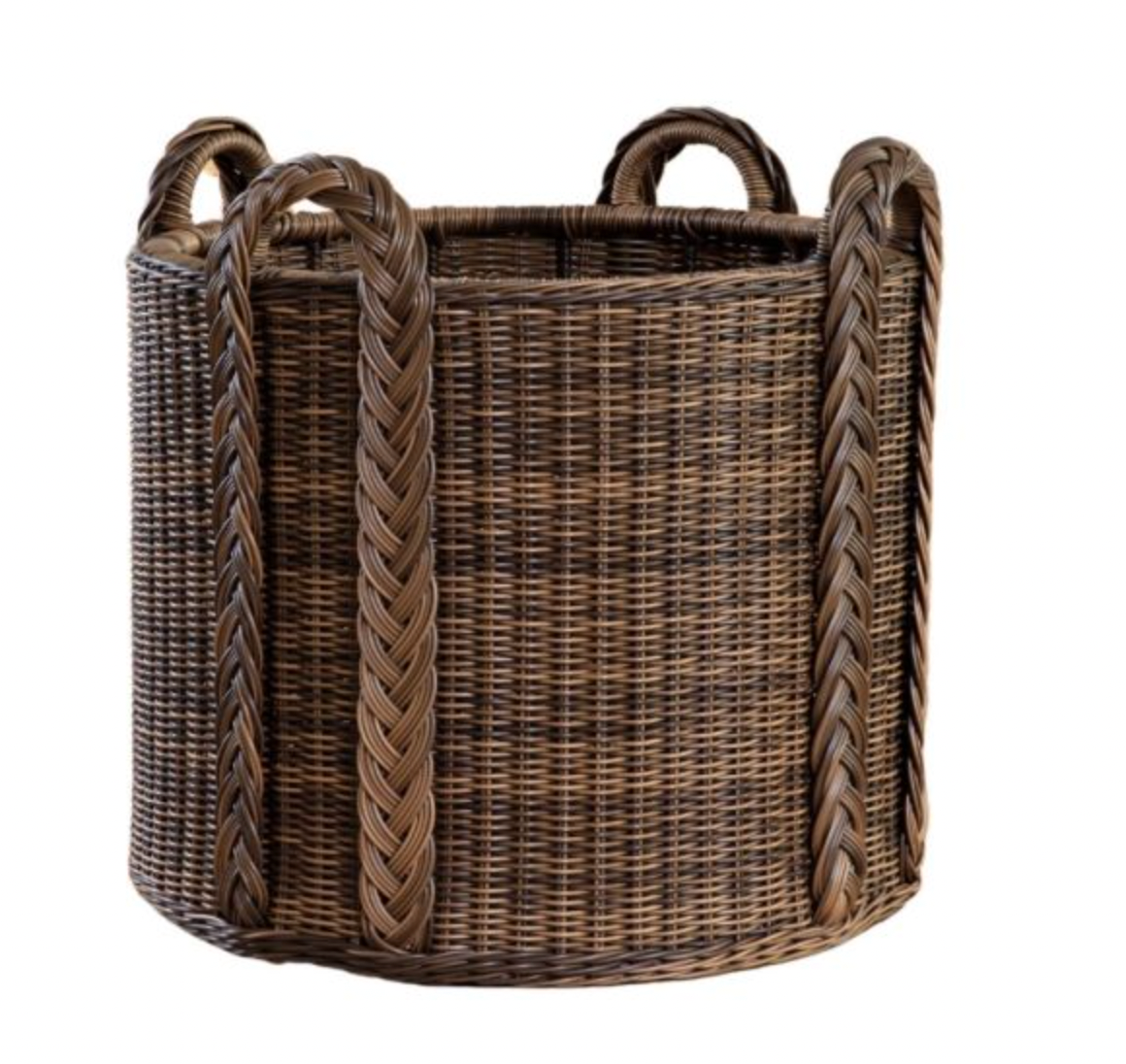 Outdoor Coastal Round Basket