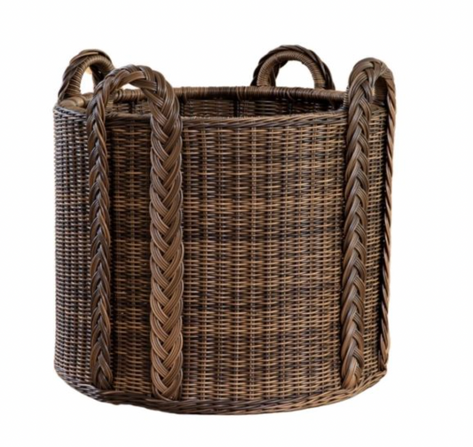 Outdoor Coastal Round Basket