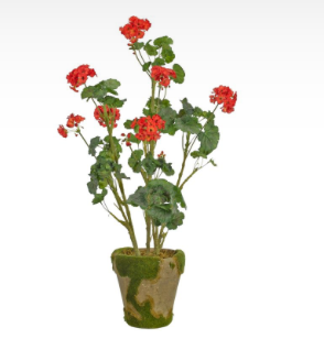 Geranium, Faux Arrangement, 43"