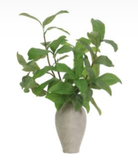 Crepe Leaf, Faux Arrangement, 32"