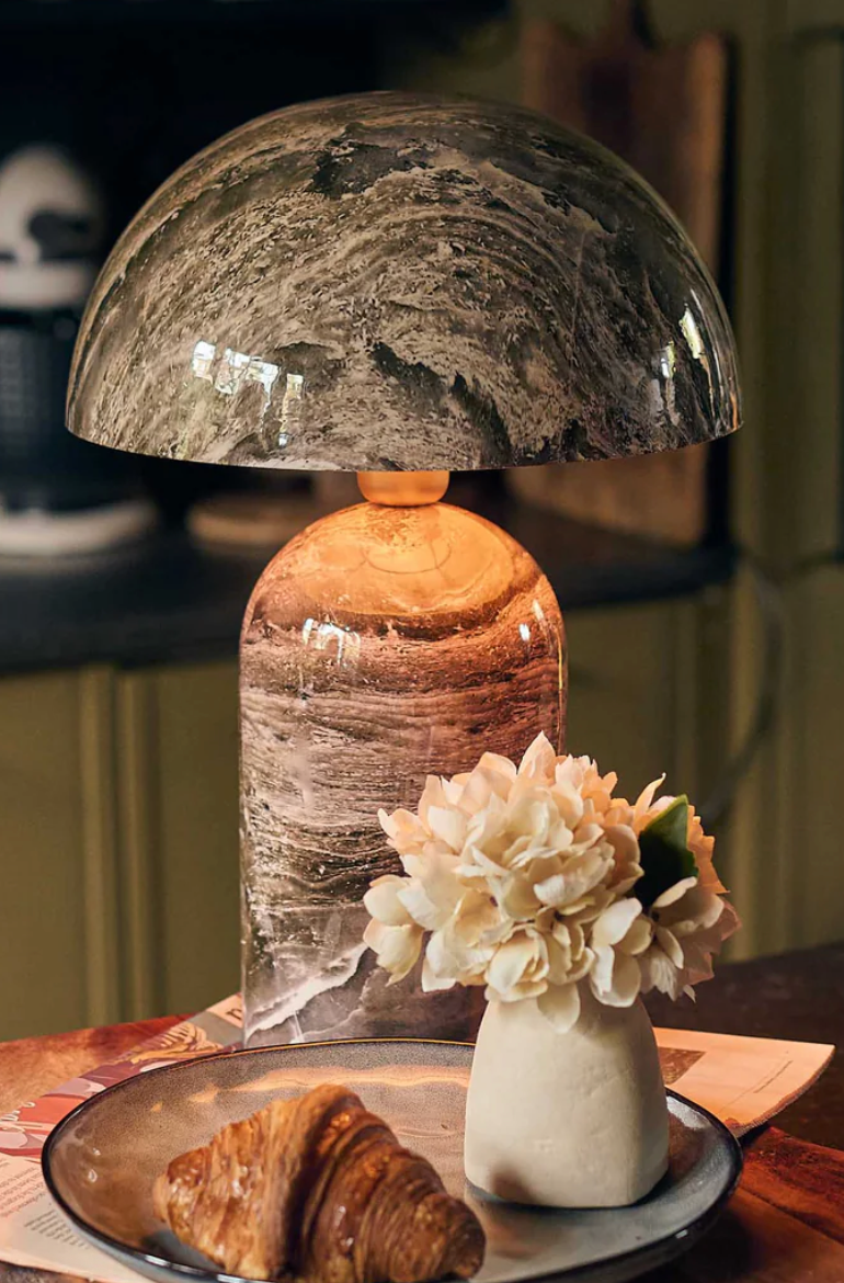 NOVA TABLE LAMP- BROWN