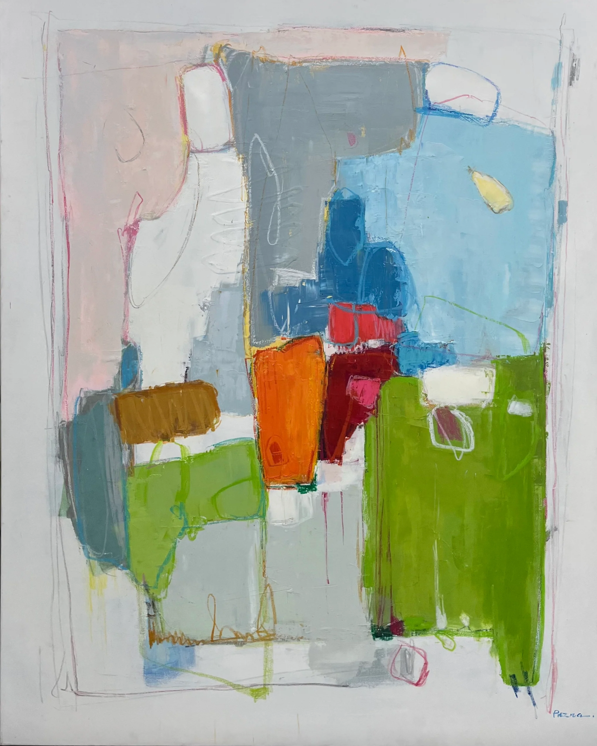 Abstract 48 x 60