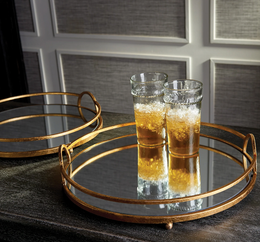 Hudson Mirrored Decorative Trays
