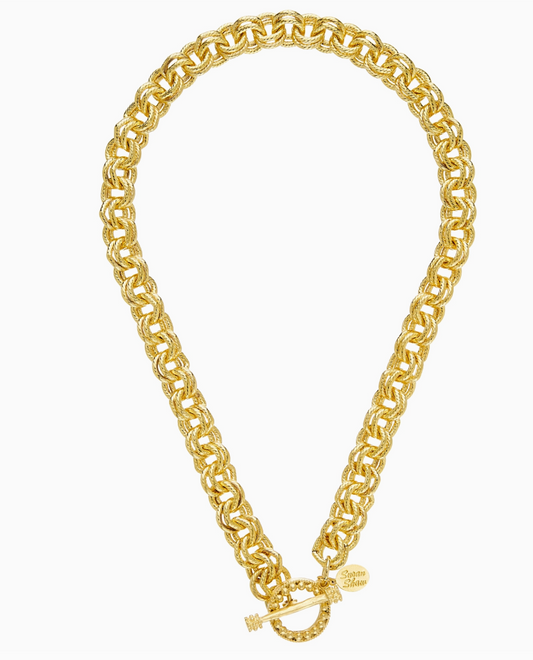 Large Toggle Double Link Chain Necklace