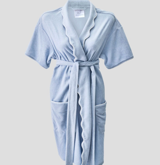 Women’s Short Scallop Lightweight Robe