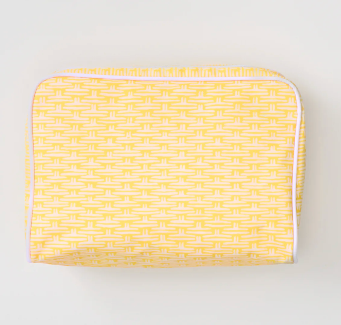 Small Patterned Toiletry Bag - Leah OConnell Holiday
