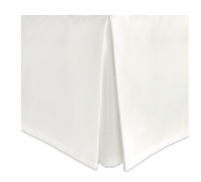 Diamond Pique Queen Bed Skirt-Bone