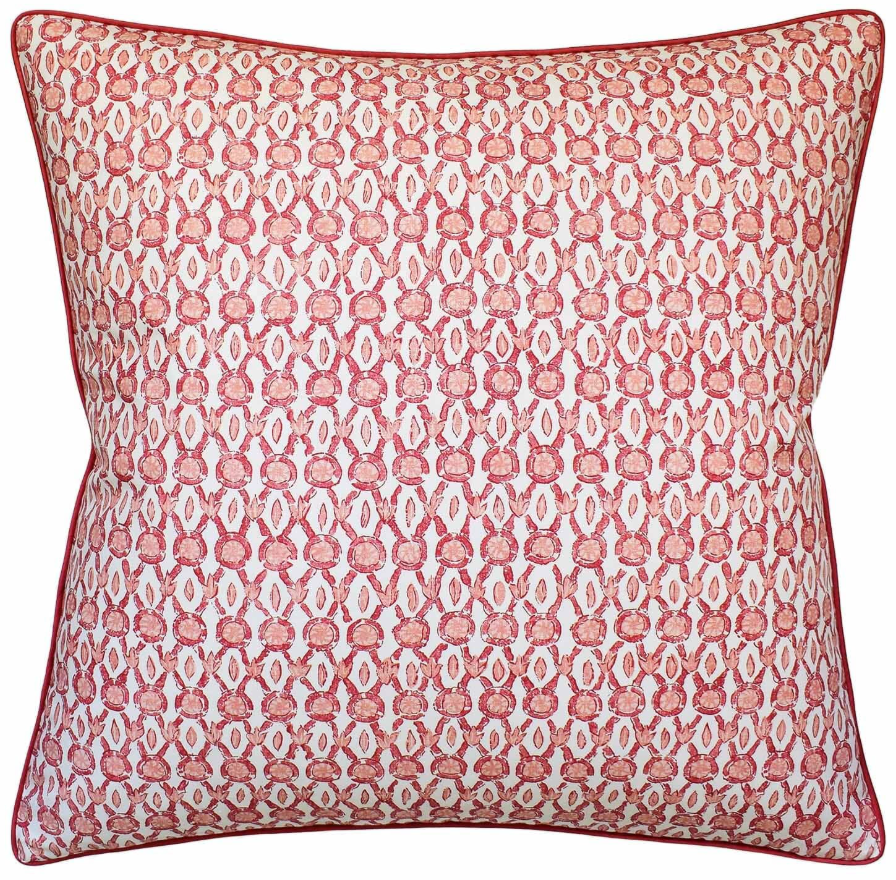 Galon Coral Pillow - Piped
