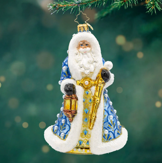 Gilded Grandeur Santa