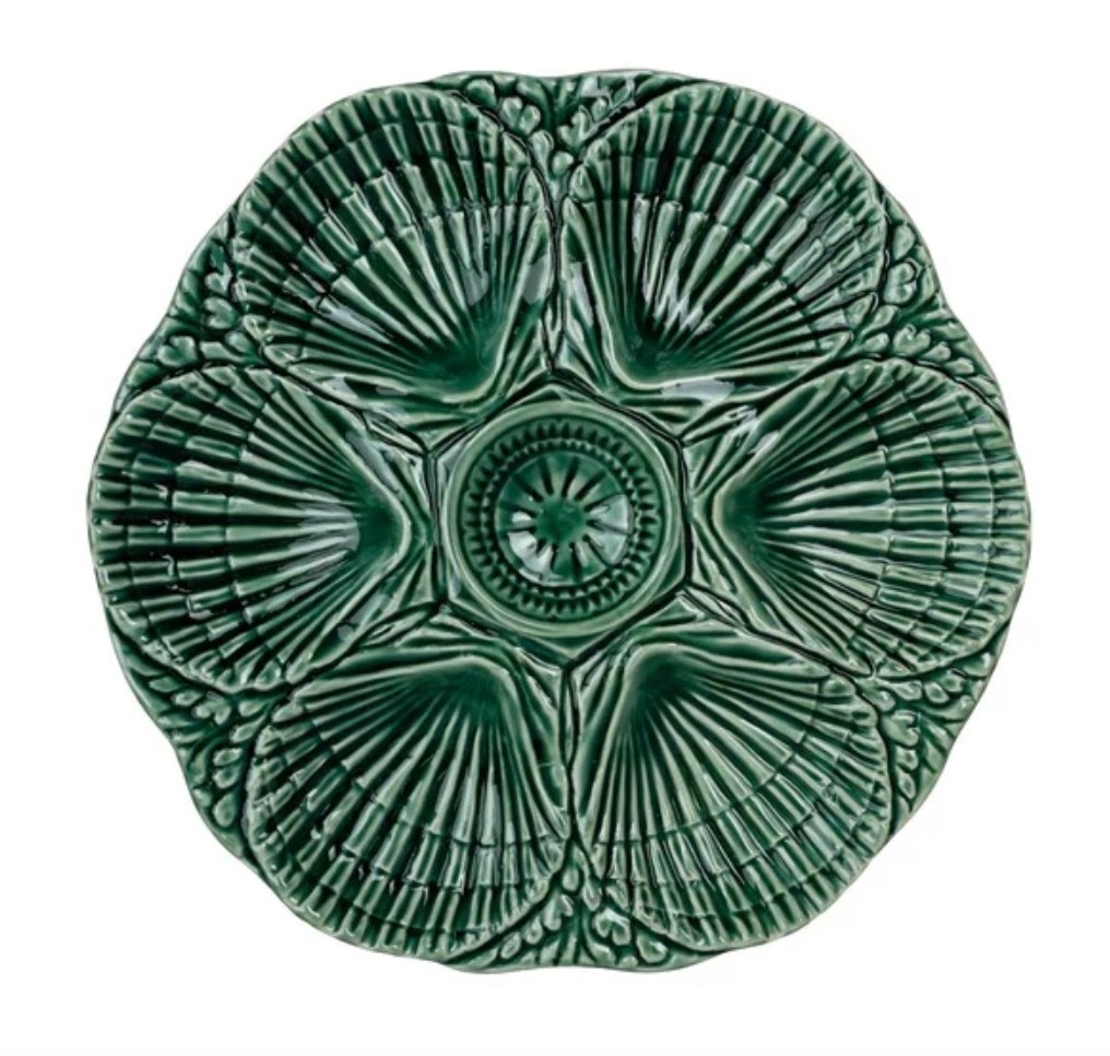 Oyster Plate, Green