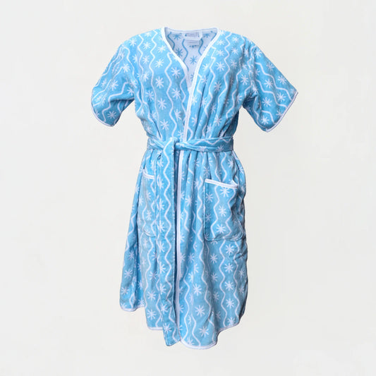 Women’s Short Plush Robe- Starlight