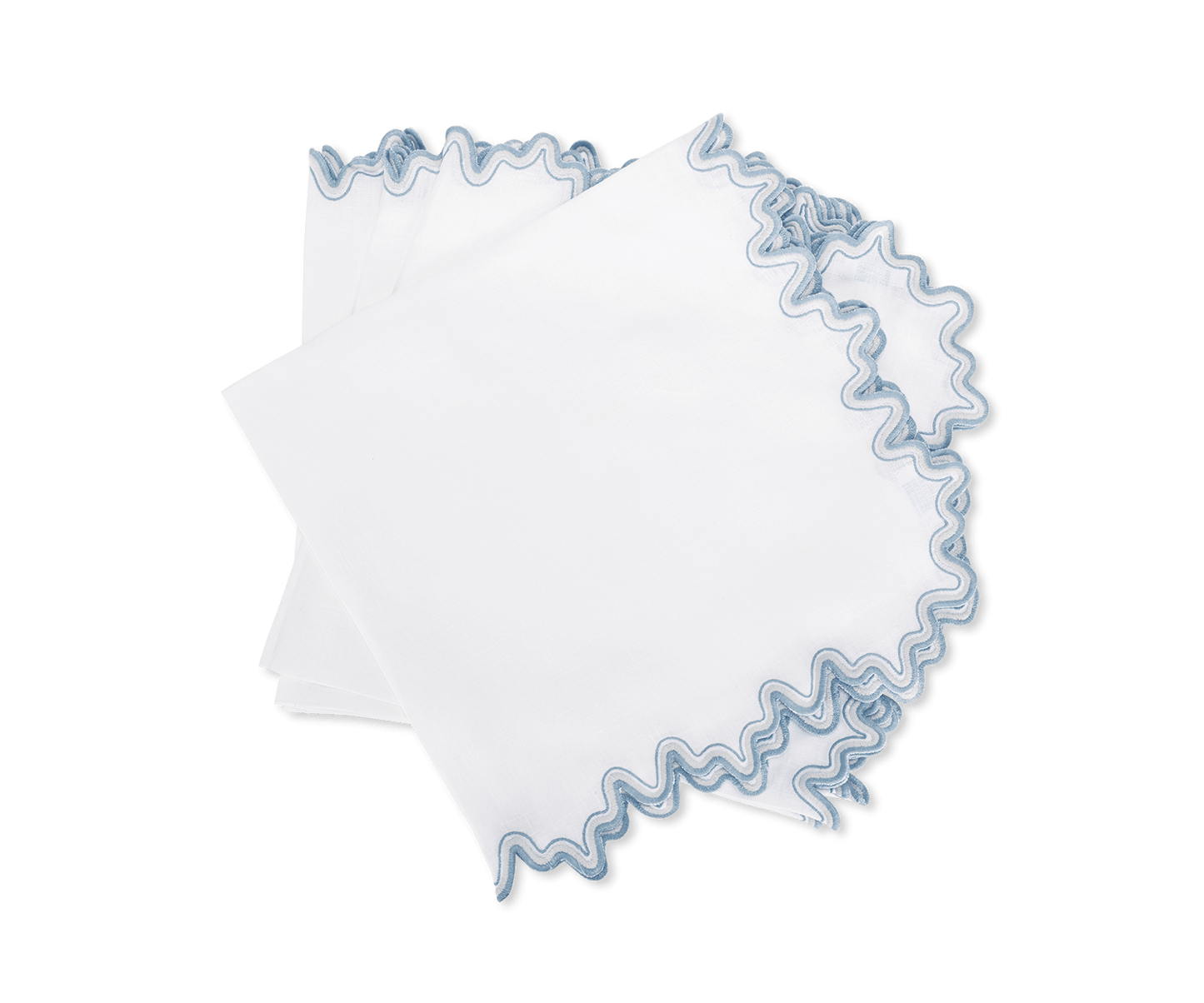 WAVE NAPKIN COLOR: HAZY BLUE