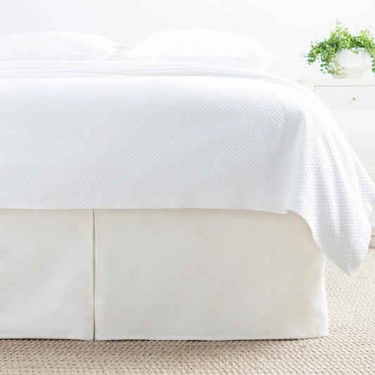 Lush Linen Bed Skirt | Ivory/Full/Queen