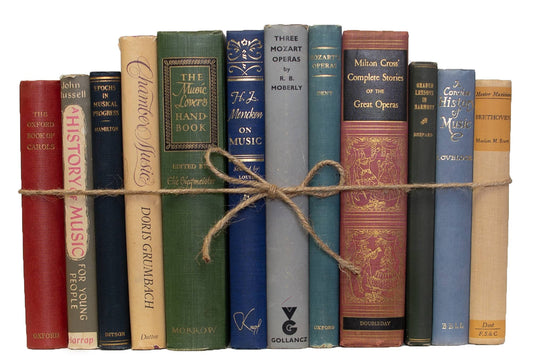 Decorative Book By The Foot - Vintage Music