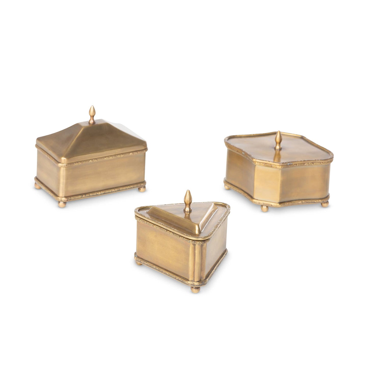 Brass Escritoire Boxes