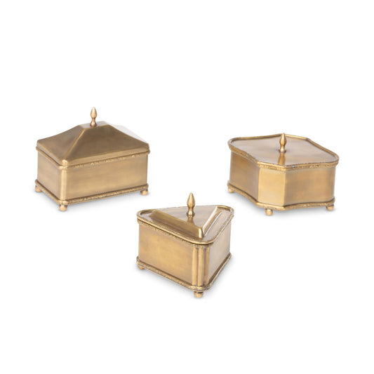 Brass Escritoire Boxes