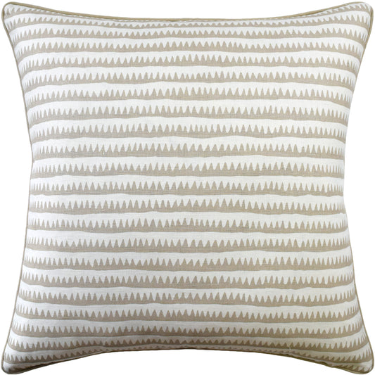 CORFU STRIPE SAND Lumbar Pillow