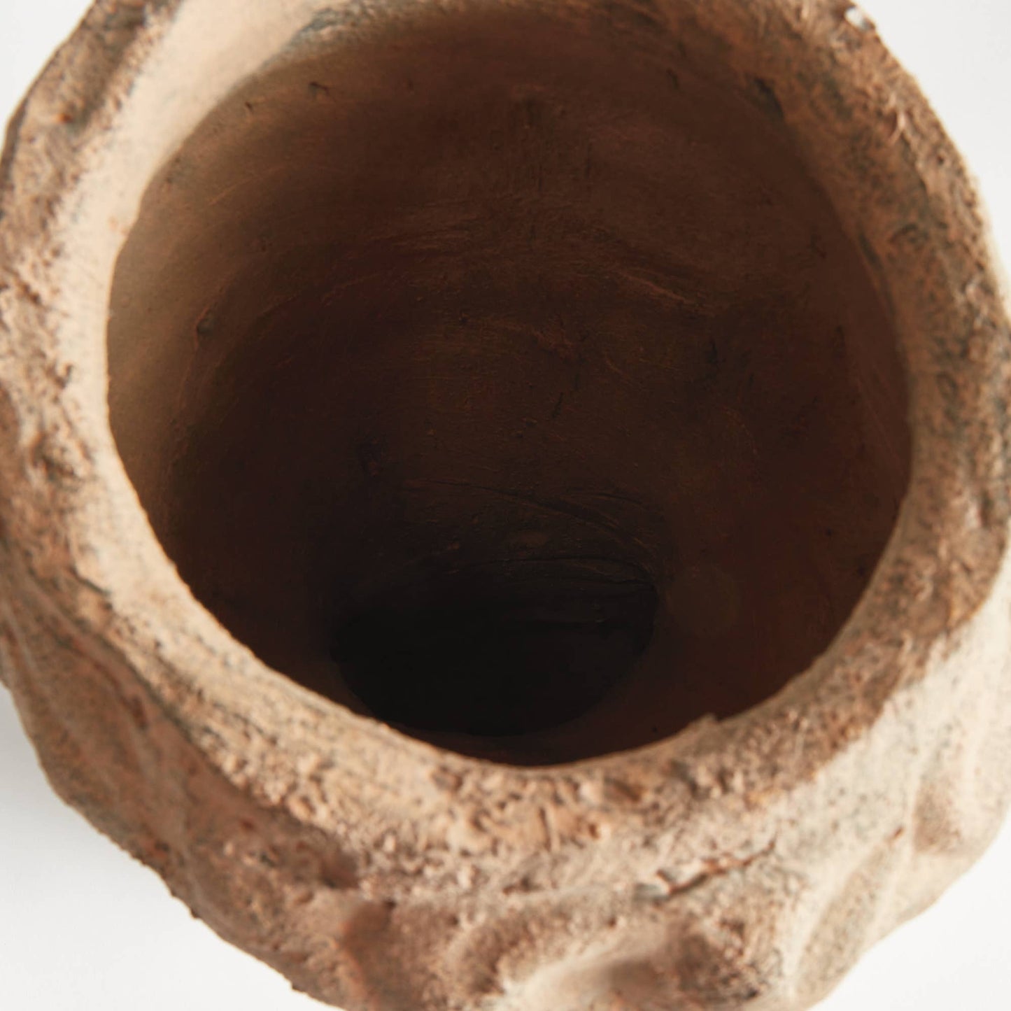 Weathered Garden Male Bust Planter, Brown