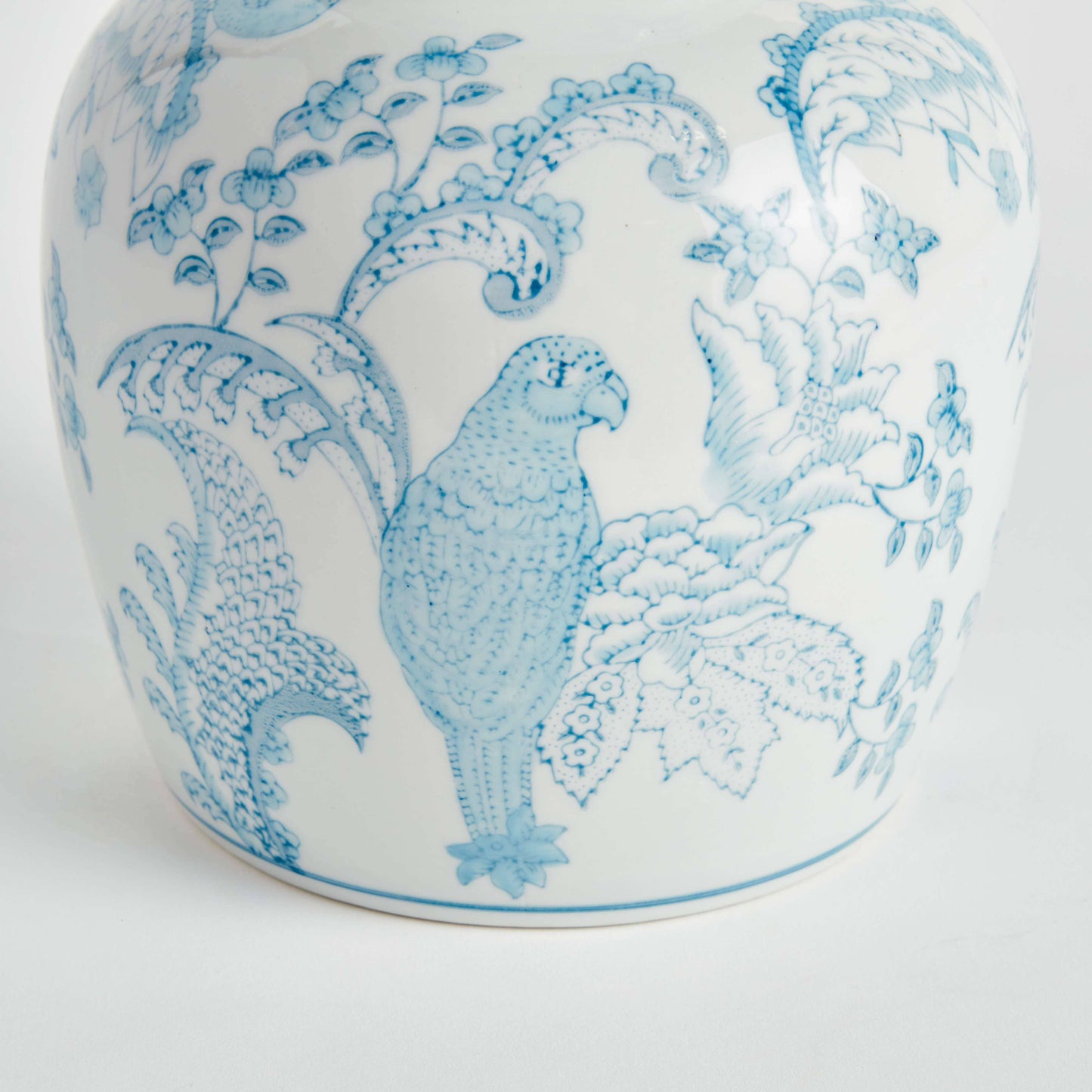 MONARCH PARROT LIDDED JAR
