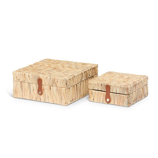 Island Palm Decorative Boxes