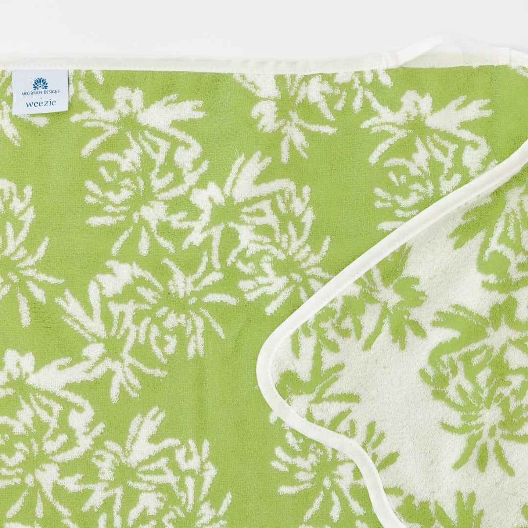 Meg Braff x Weezie Scallop Hand Towels (Pair) - Leaf