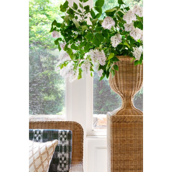 Braided Square Base Urn